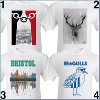 Place T-Shirts The Black Country, Hertfordshire, Bristol, Brighton