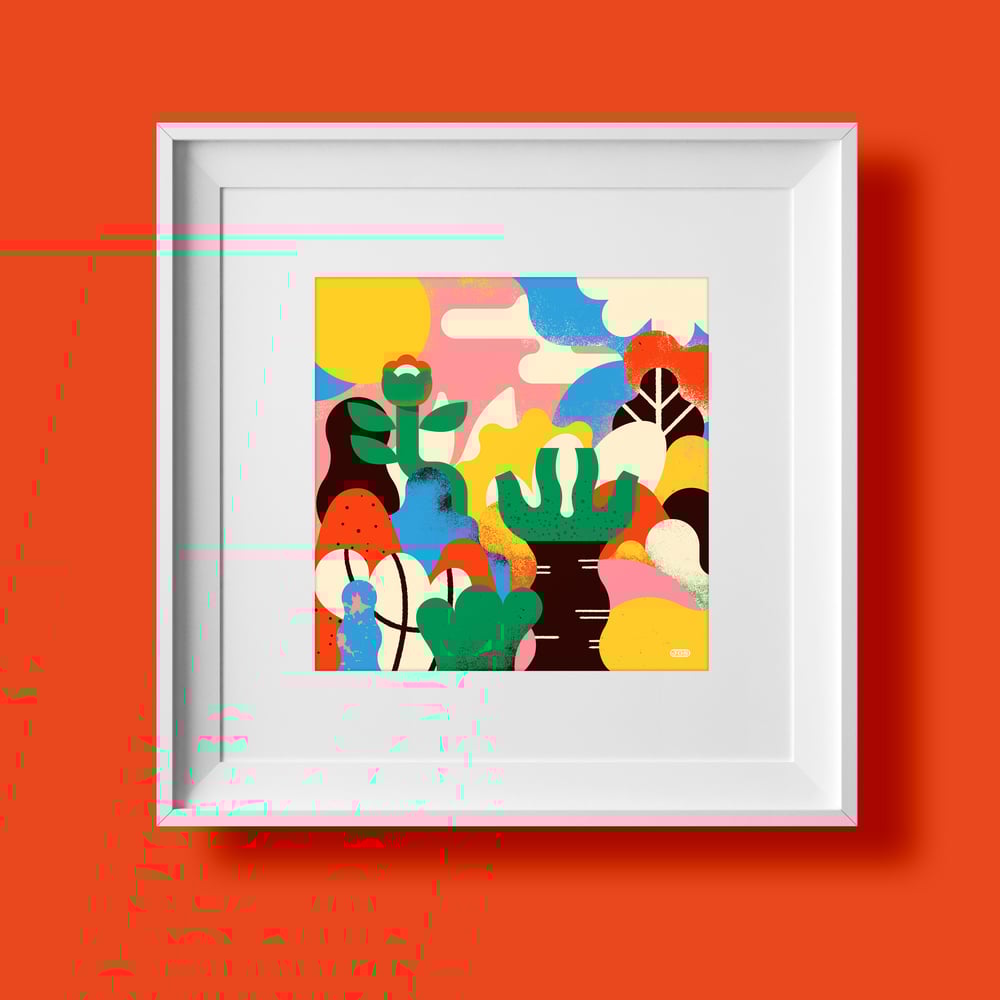 Paysage coloré