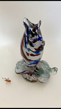 Vintage Murano Glass Leaping Fish
