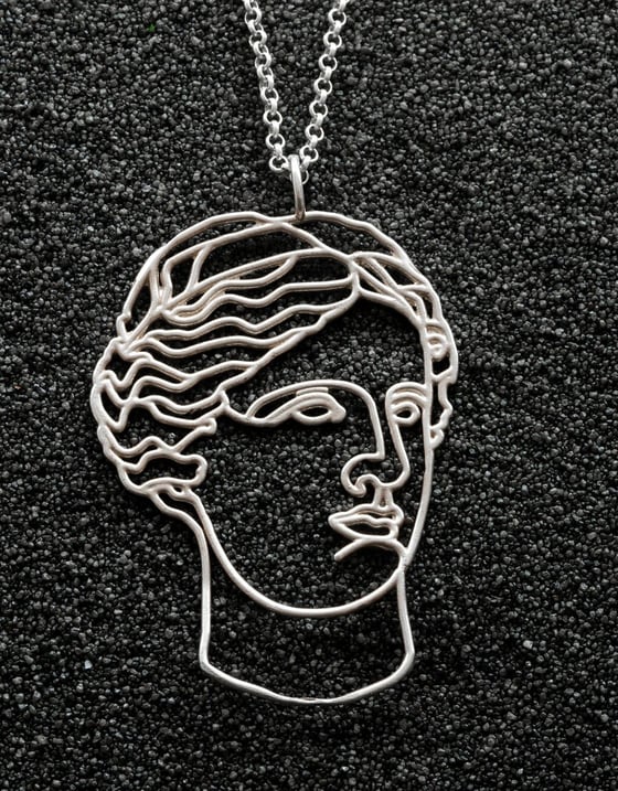 Image of Venus Roman Goddess of Love Silver Pendant