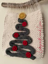 Knitted tree with Dorset Button decorations