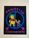 ARMISTICE - IT'S SO MUCH FRIENDLIER WITH PEACE - BACK PATCH