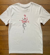 Image 4 of T-SHIRT mixte FLEURS - THE SIMONES X EVA TATTOOIST X WARAM