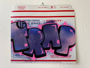 Image of TRAP's gon' Postal pink/purple