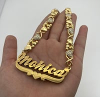 🧸 heart nameplate