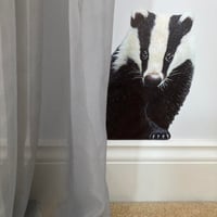 Image 1 of Badger cub 'Bracken' ~ Removable Wall sticker