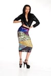 PUZZLE SEQUINS SKIRT