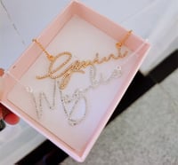 Image 2 of Diamond name necklace 