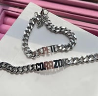 Image 2 of Custom 8mm Thick Cuban Name Bracelet