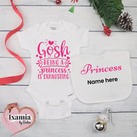 PRINCESS BUNDLE (ONESIE & BIB)