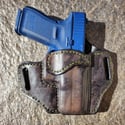 Glock G19 Urban Camo and Grey ruff out pancake holster.