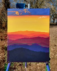 SUNSET RIDGES 11"X14"