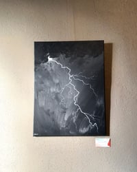 Image 2 of WHITE LIGHTNING 18"X24"
