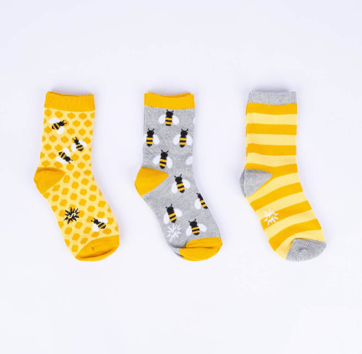 Image of 3 Pack Bee Set in Youth and Junior Sizes