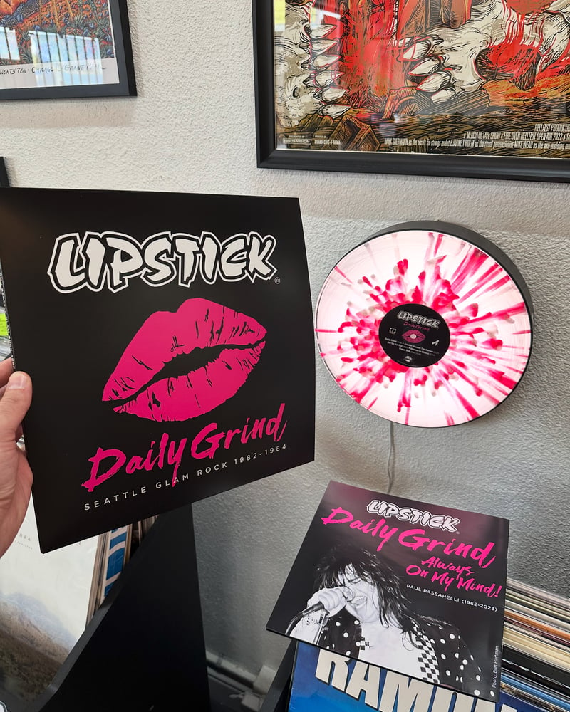 LIPSTICK - Daily Grind (Seattle Glam Rock 1982-1984) (Limited Edition Black  Vinyl LP)