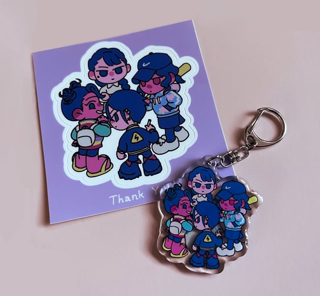Squad Sticker & Charm
