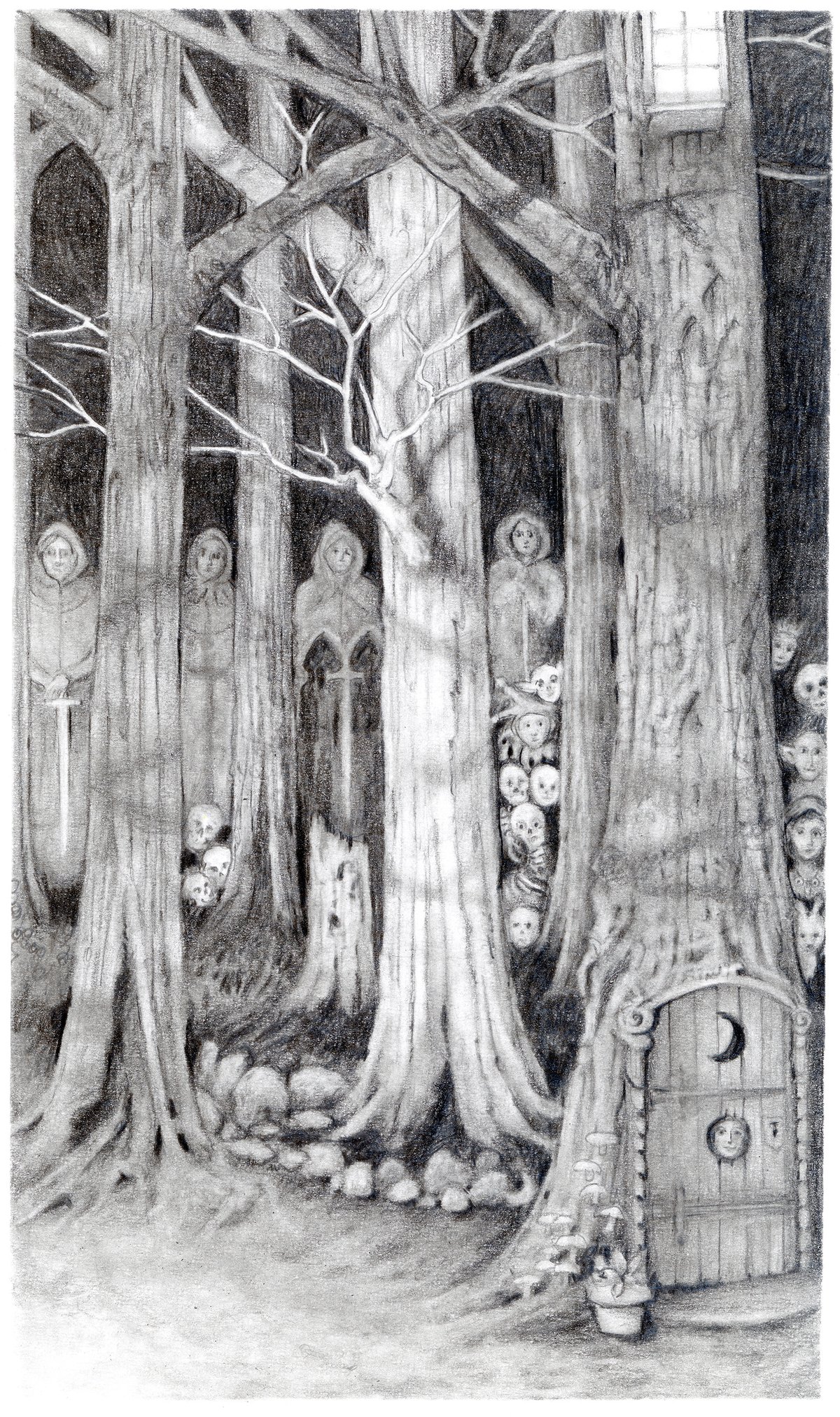 Image of 'Regarding Entry'/Original Drawing by Janet Balboa