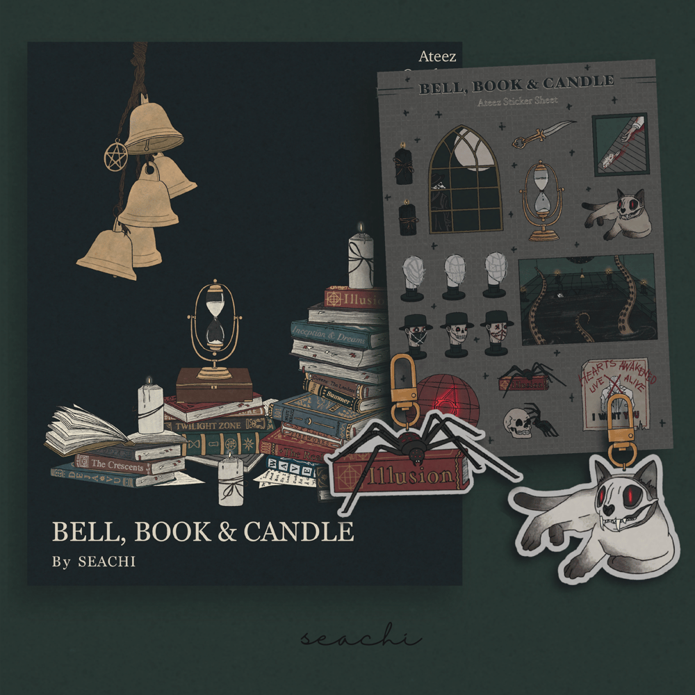 Image of Ateez Bell, Book & Candle (SET)