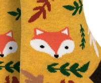 Image 2 of Foxy Fall Crew Socks
