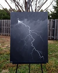 Image 1 of WHITE LIGHTNING 18"X24"