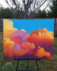 Image 1 of SCULPTED SUNSET 30"X24"