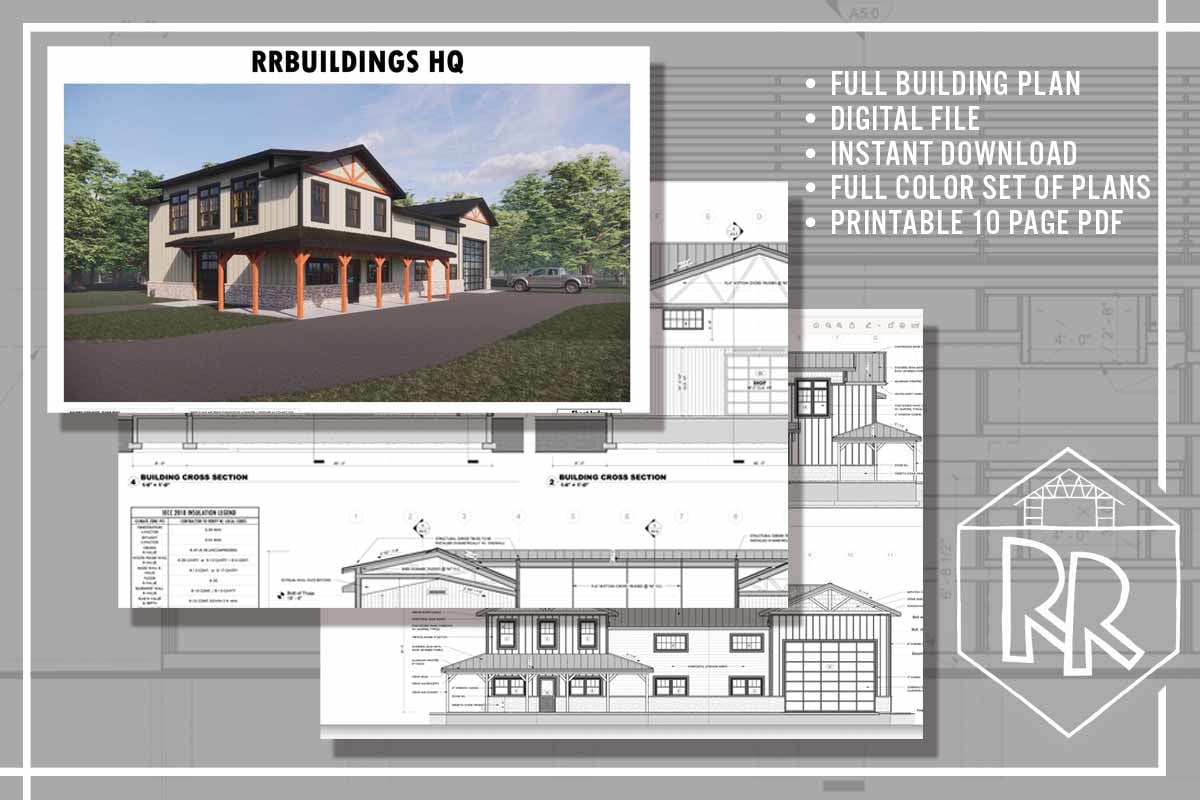 RR Buildings Headquarters 2.0 Full Building Plan RR Plans