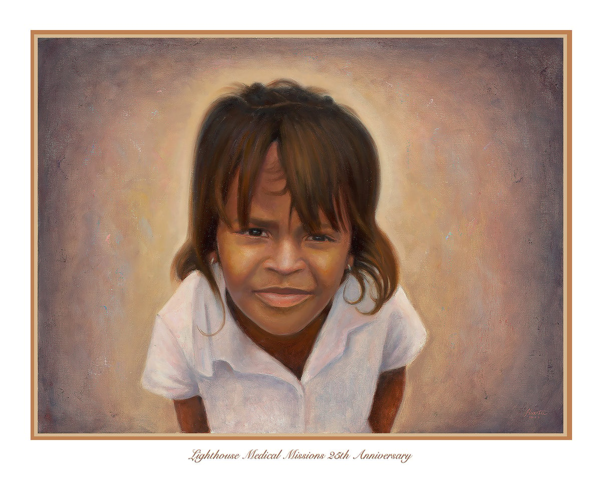 Image of 'Yukpa Child' Lighthouse Medical Missions 25th Anniversary Print