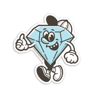 Gem Guy Sticker