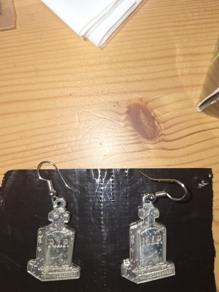 Image of Tombstone earing set