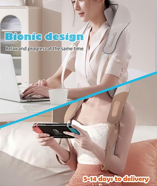 Relaxing  First With The Shoulder And Neck Massager
