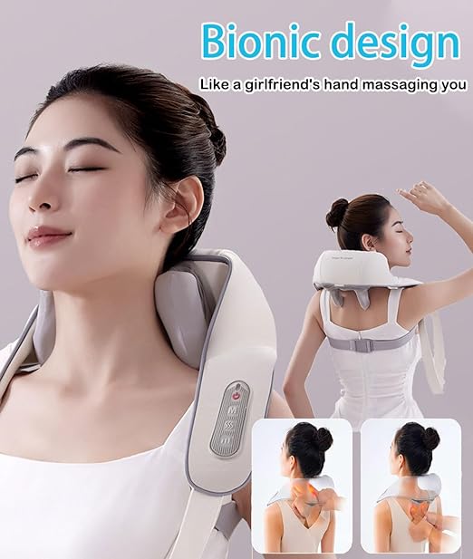 Relaxing  First With The Shoulder And Neck Massager