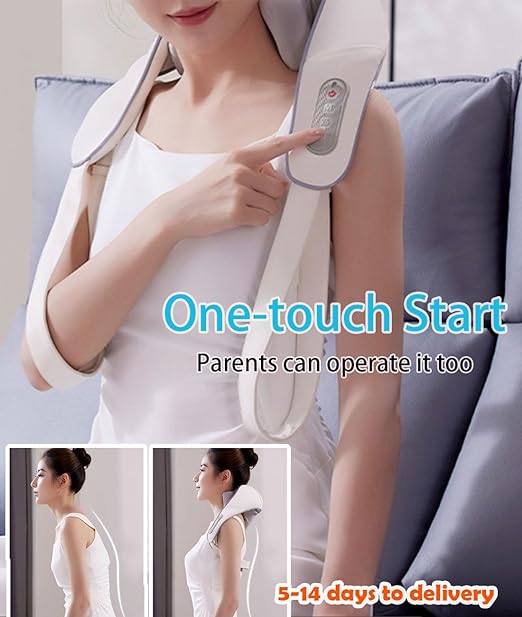 Relaxing  First With The Shoulder And Neck Massager