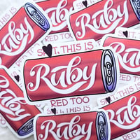 Image 1 of Woozi's Ruby Cola Sticker