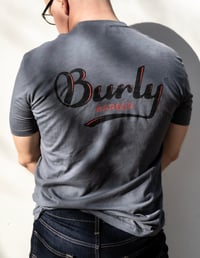 Image 2 of Burly barber T-shirt Heavy metal grey 