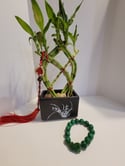  Natural Green Jade Wealth Pixiu Bracelet