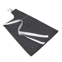 Image 5 of LTD EDITION: WOMENS MOOJICRAFT SELVEDGE TWILL MOOJICRAFT APRON - DARK GREY