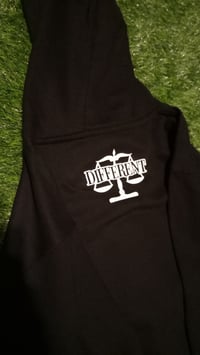 Image 2 of Black/White "DIFFERENT" ⚖️ HODDIE