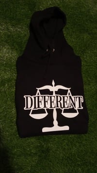 Image 3 of Black/White "DIFFERENT" ⚖️ HODDIE