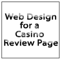 Web Design for a Casino Review Page