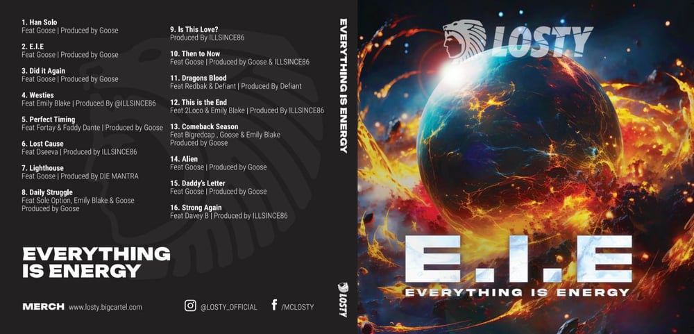 Image of EVERYTHING IS ENERGY SIGNED ALBUM