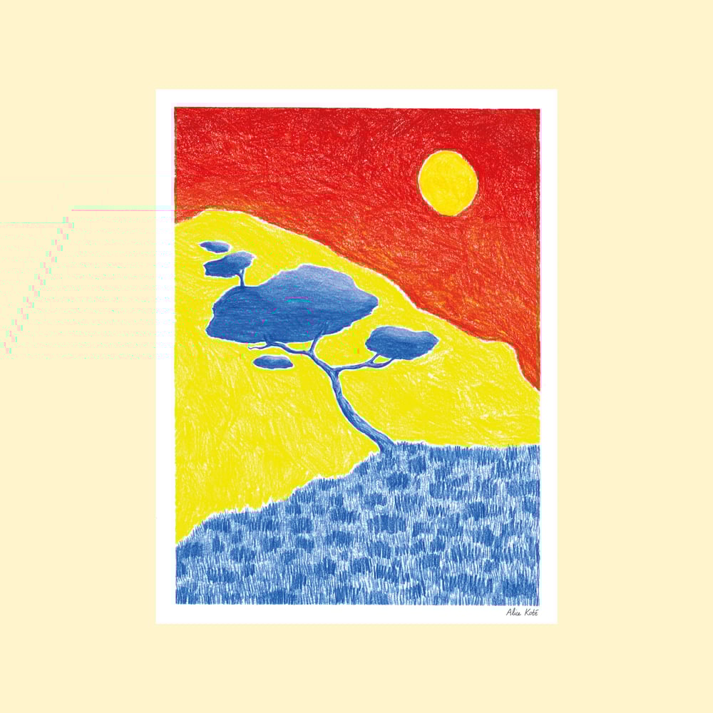 Image of L'arbre bleu