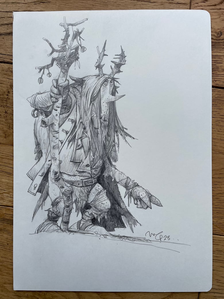 Image of 'Forest Troll 5' original artwork.