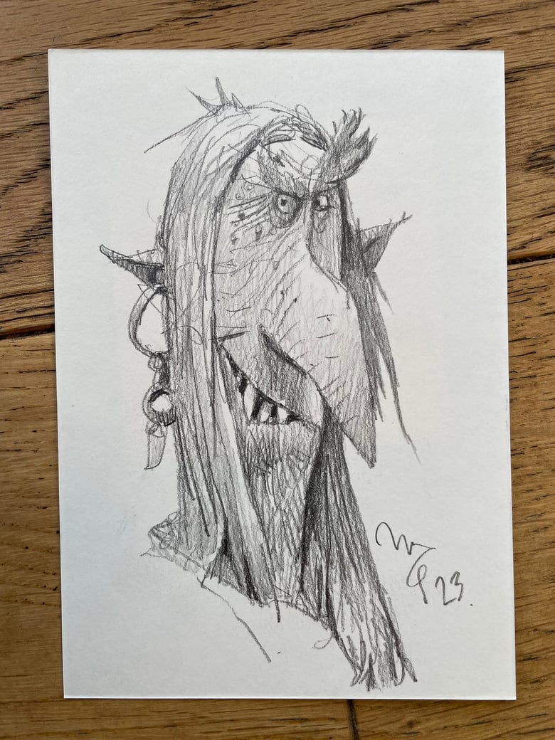 Image of 'Goblin 2' original artwork.