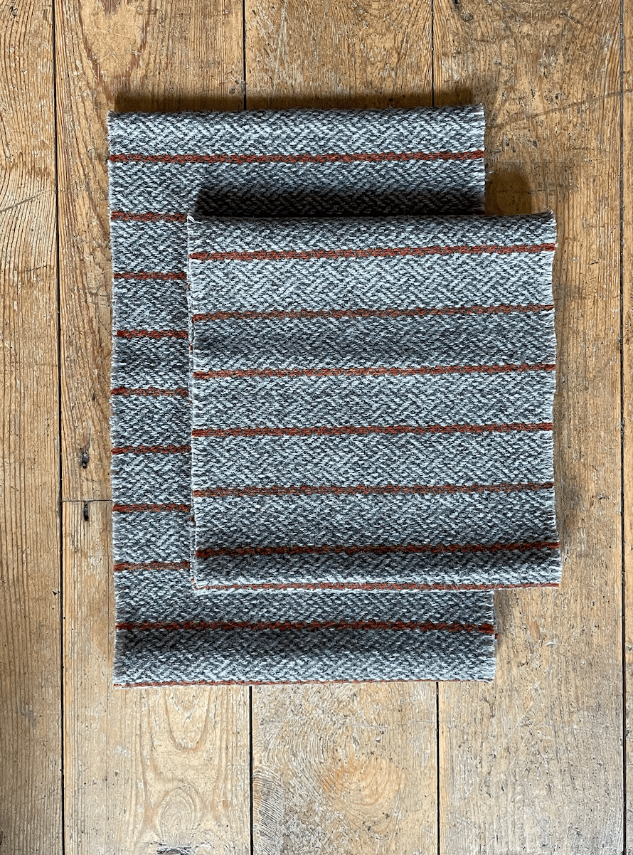 Image of Small Scarf : Bristol Cloth 1st Edition, Horizontal stripes.