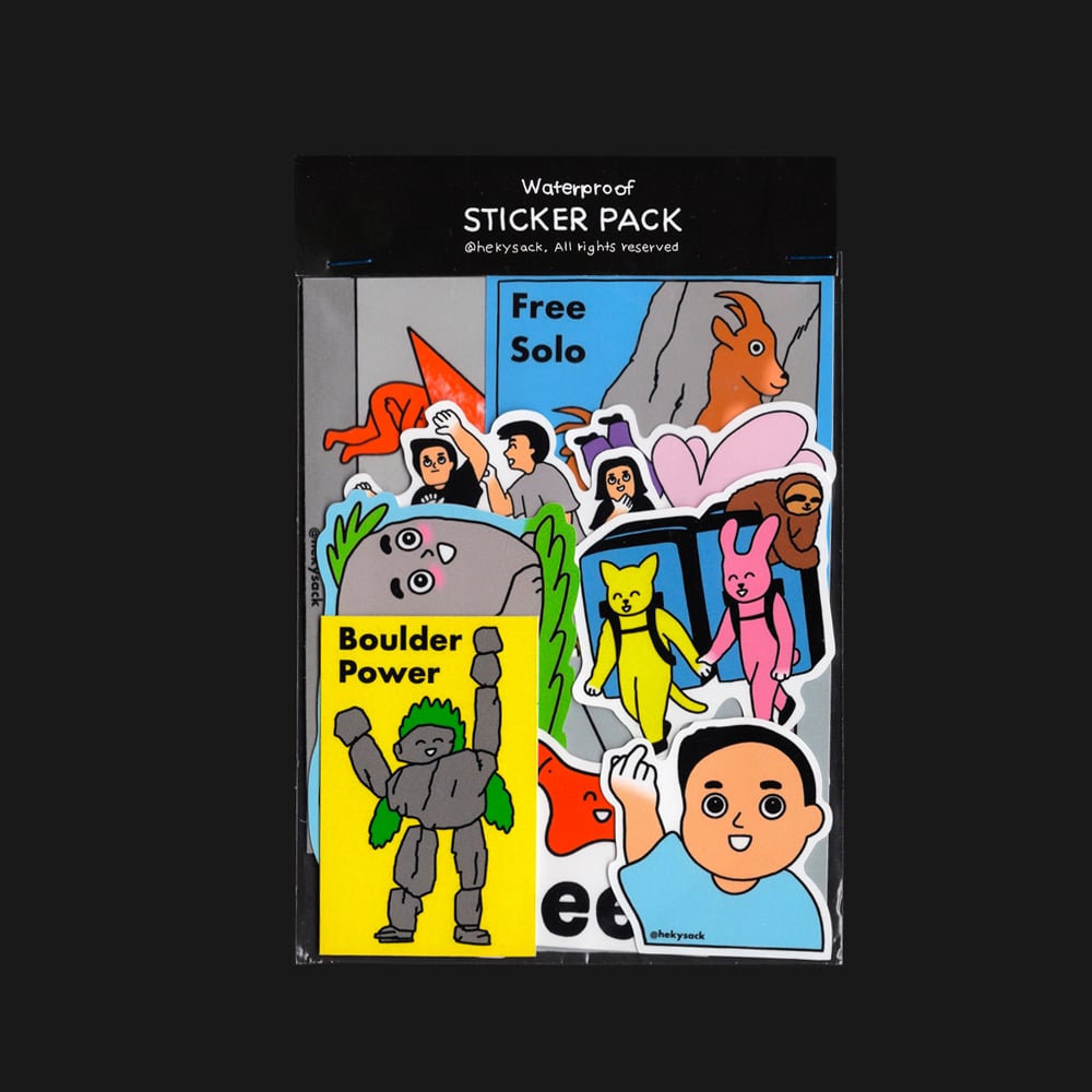 Climber sticker pack
