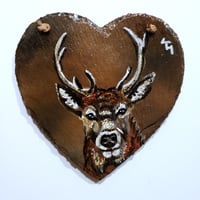 Image 1 of Loveheart Stag Greeting Card