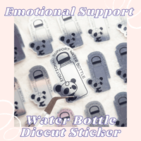 Image 2 of Emotional Support Water Bottle Sticker