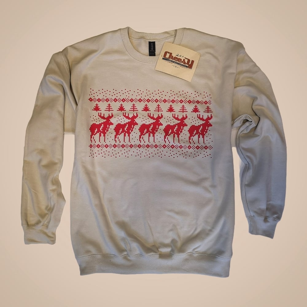 Image of Home Alone Reindeer's Christmas Sweatshirt