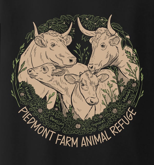 Image of Unisex Cow Family T-Shirt