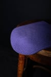 Bonnet violet tricoté en France